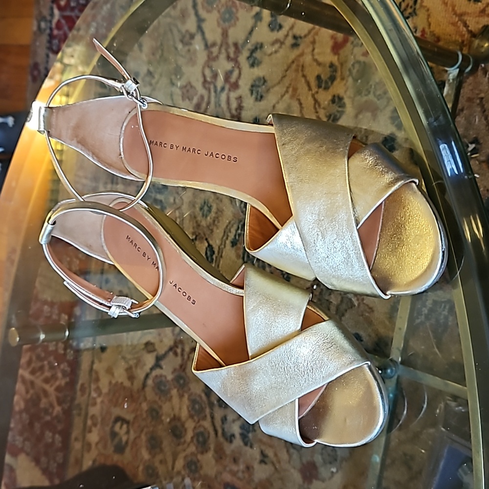 Marc by Marc Jacobs Criss-cross Wedge Sandals